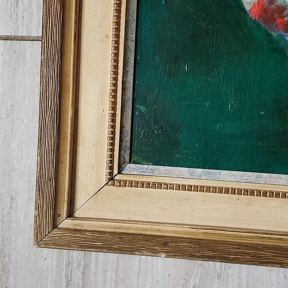 Antique Painting on a board. - Picture 6 of 8